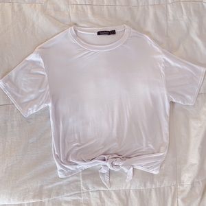 boohoo tie top